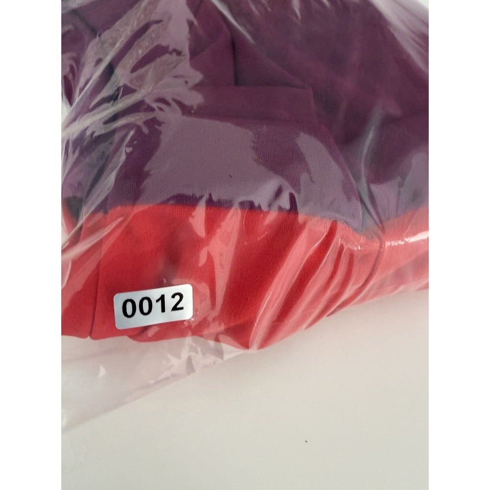 MANIJU Women Dress Sz SMALL Red Purple Spaghetti Strap Style Y2K Modern - Picture 8 of 8